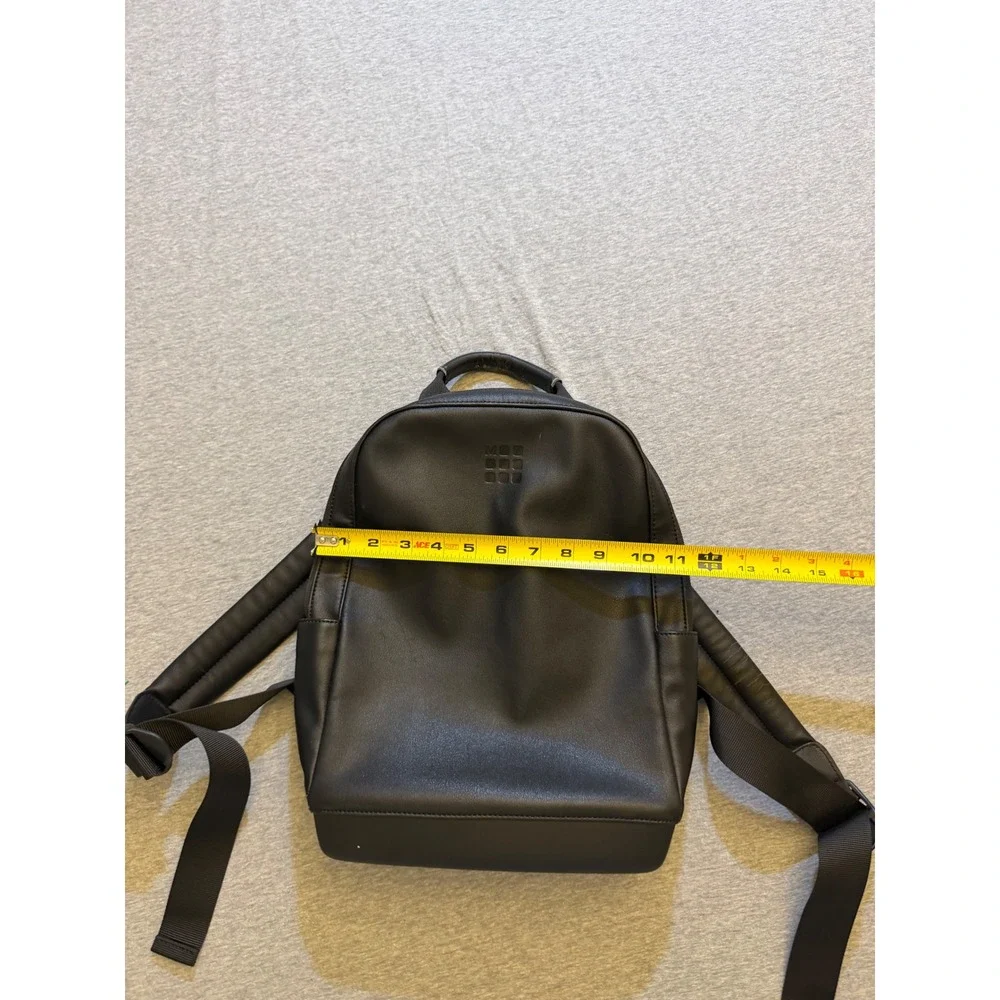 Moleskine Classic Backpack Black Faux Leather Minimalist Laptop Bag ET76UBK